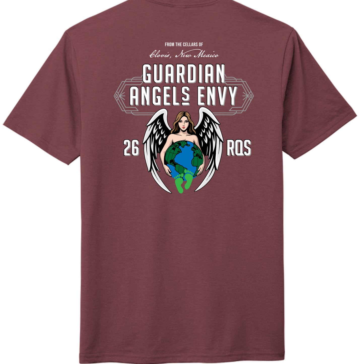 Maroon Frost - BACK
