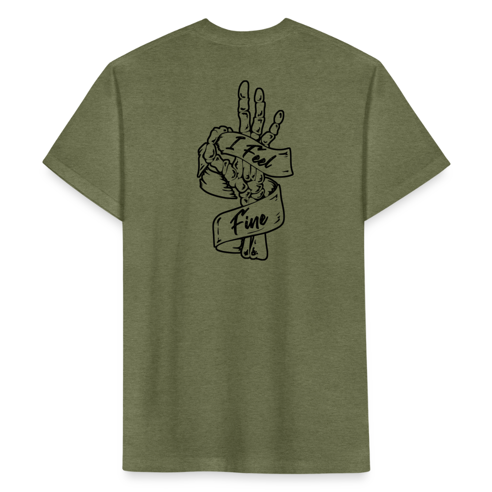 I Feel Fine Classic Tee - heather military green