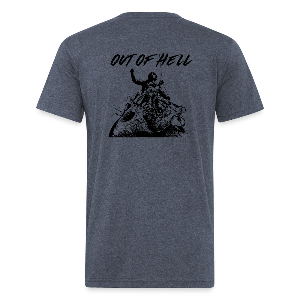 Out of Hell - heather navy