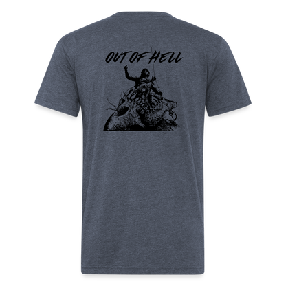 Out of Hell - heather navy