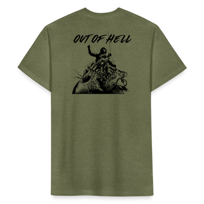 Out of Hell - heather military green