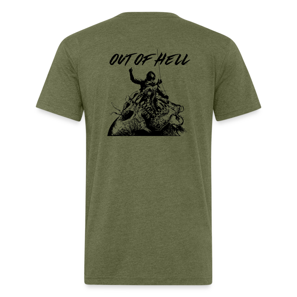 Out of Hell - heather military green