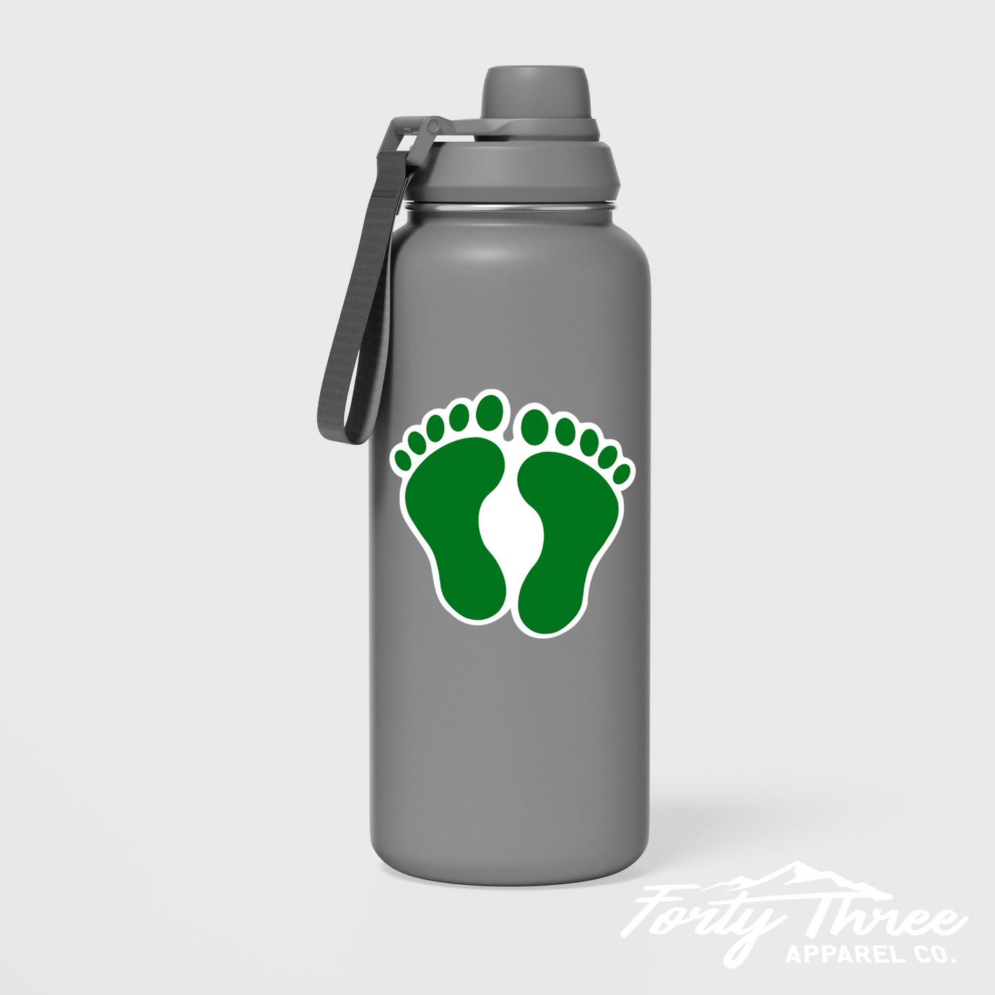 Green Feet Sticker