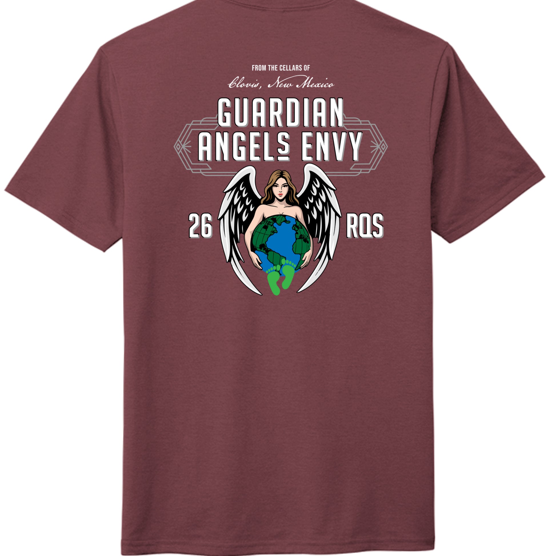 Maroon Frost - BACK